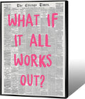 Liyark Retro Trendy Newspaper Canvas Wall Art by Liyark