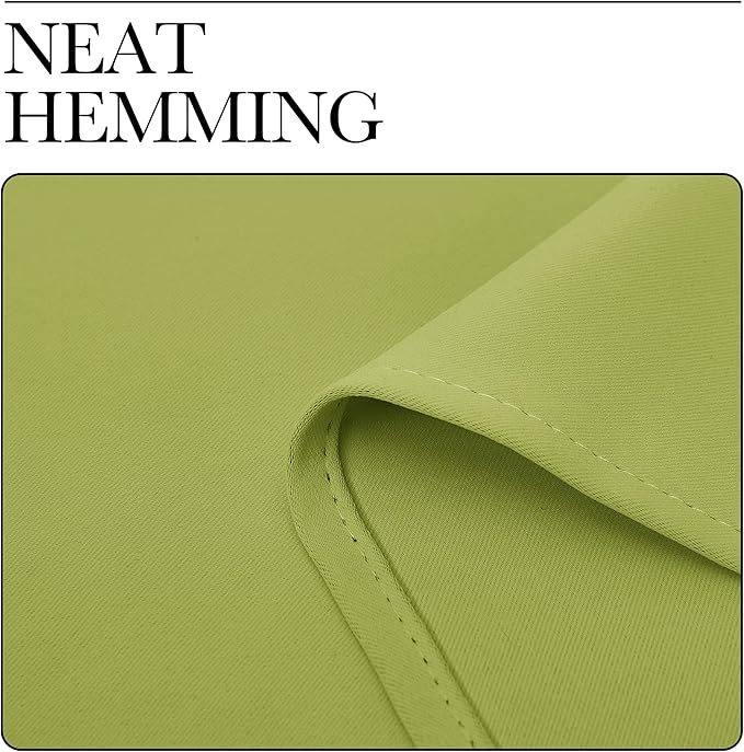 NICETOWN Window Curtains Blackout Drapes, Fresh Green, 1 Pair, 52 by 84-Inch - Image 6