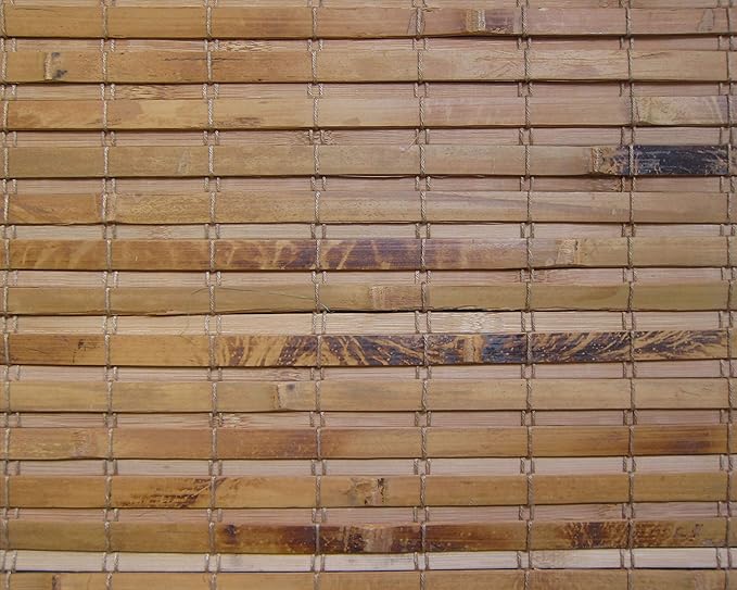 Cordless Woven Wood Roman Shades, 60W x 72H, Hatteras Camel, Sizes 20-72 Wide - Image 6