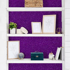 CHIHUT Dark Purple Glitter Wallpaper Stick and Peel - Image 4