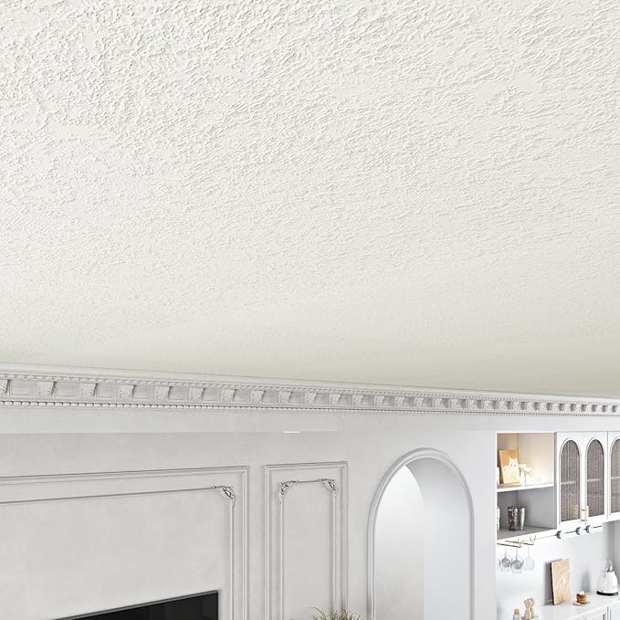 Livelynine Paintable Wallpaper Textured Peel and Stick 15.8X197 White Prepasted - Image 6