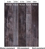 WENMER 17.71" x 118.1" Grey Wood Peel and Stick Shiplap Self-Adhesive Wallpaper - Image 5
