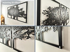 Vailla Tree of Life Wall Art 3pcs Family Tree Wall Decor 3D Wooden Wall Hanging - Image 4