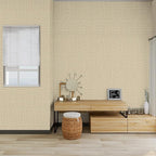 TANONE Khaki Contact Paper Peel and Stick Wallpaper, Grasscloth Beige Wallpaper - Image 4