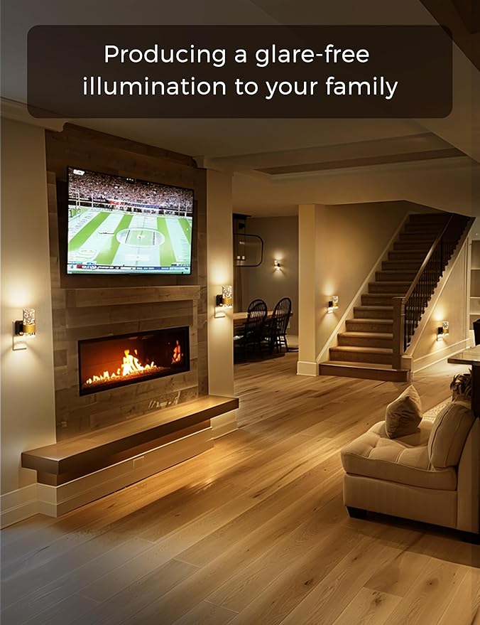 L LOHAS LED Night Light, Dimmable Night Lights Plug into Wall, 2 Pack Acrylic - Image 7