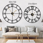 LEIKE 31 Inch Extra Large Wall Clock, Retro Decorative Oversized Silent Little - Image 5