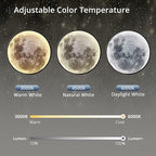 Dimmable Moon Wall Light 23.6 inch Wall Lights - Image 3