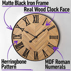 Large Wall Clock 24" Round - Image 2