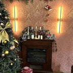 Battery Operated Wall Sconce Set of Two: Gold Wireless Rechargeable Wall Light - Image 9