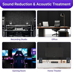 1 Pack Sound Proof Foam Panels for Walls, High Density Egg Crate Sound - Image 5