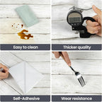 Peel and Stick Wallpaper with Tools 17.7" X 393" - Image 2