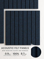 Bumusty Large Cork Board Alternative-36 x 24" Felt Bulletin Board Tiles - Image 3