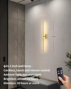 KDG Cordless Wall Sconces Set of 2, Wireless 5200mAh Rechargeable Battery - Image 2