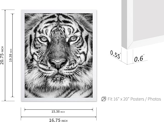 Poster Master Vintage Tiger Face Print - Image 3