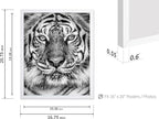 Poster Master Vintage Tiger Face Print - Image 3