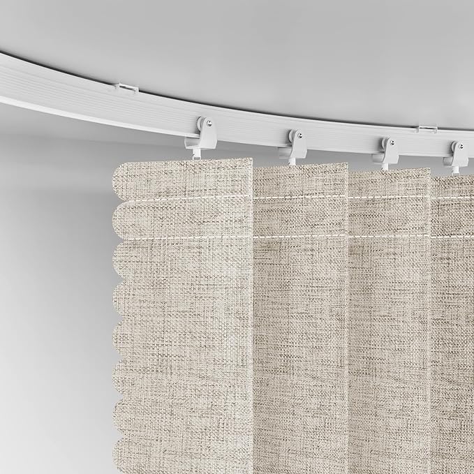 Room Divider Curtain Sets with Flexible Ceiling Track, Privacy Soundproof - Image 4