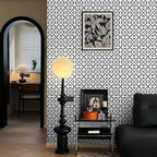 Jeweluck Black and White Peel and Stick Wallpaper Black and White Removable - Image 7