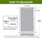 NICETOWN Insulated Sliding Door Curtain - Image 8