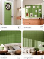 Bumusty Large Felt Bulletin Board, 30 Push Pins, 70 Adhesive Tabs, Kelly Green - Image 5