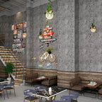 BAYYA Concrete Wallpaper Peel and Stick Grey/Brown/Beige Cement Contact Paper - Image 3