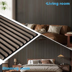 Art3d 4-Pack 108" x 12" Acoustic Wood Panels - Image 3