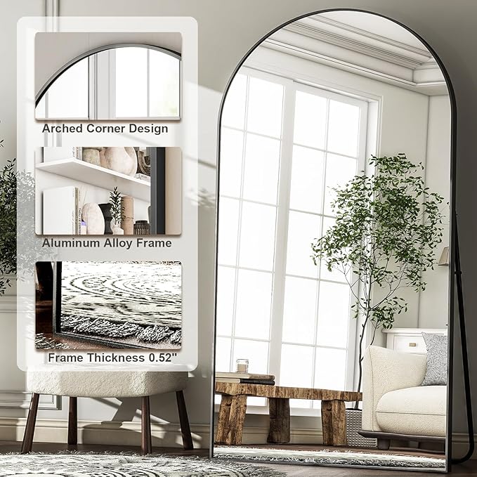 HARRITPURE 86x46 inch Full Length Mirror - Image 4