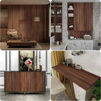 Walnut Wood Grain Contact Paper Peel and Stick Wood Wallpaper Removable - Image 6