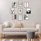 Stockholm Style 9 Pcs Fashion Gallery Wall Art Set, Modern Editorial Leopard - Image 4