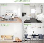 Safiyya 393" x17.7" Peel and Stick Wallpaper White Contact Paper Waterpoof - Image 5