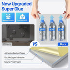 12 Pack Pyramid Sound Proof Foam Panels - Image 3