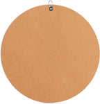 Eorbow Boho Wall Mounted Mirror, 12 Inch Round Wooden Bead Hanging Mirrors - Image 3