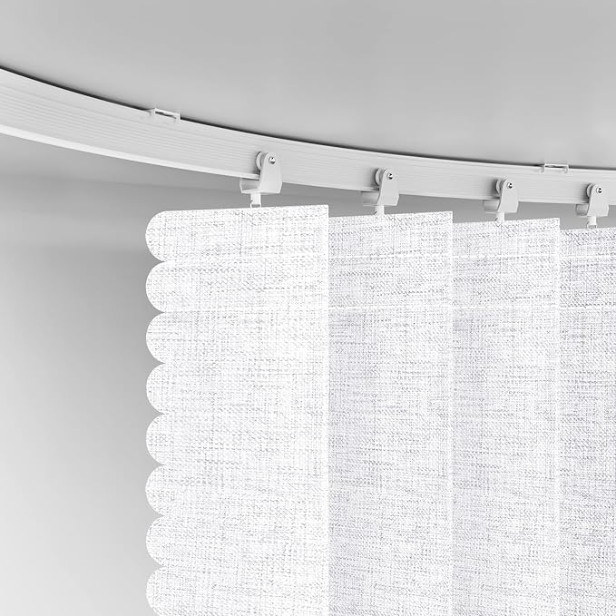 Room Divider Curtain Sets with Flexible Ceiling Track, Privacy Soundproof - Image 7