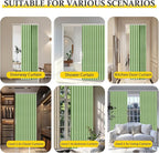 AJAZZ 100% Blackout Accordion Doors Interior Magnetic Door Curtain Accordion - Image 5