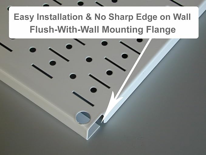 Wall Control Pegboard Organizer 4 ft. Metal Pegboard Standard Tool Storage Kit - Image 4