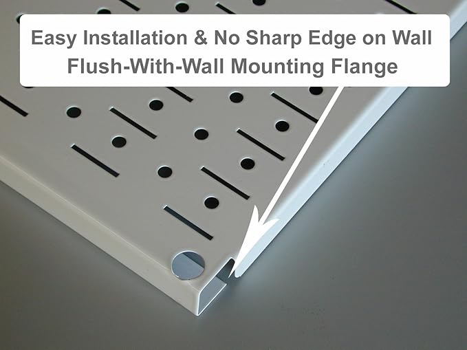 Wall Control 30-P-3232G Gray Metal Pegboard Pack - Image 4