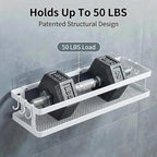 PUSDON 5-in-1 16.5" Extra Long Kitchen Organizer & Shower Caddy Set, Wall Mount - Image 5