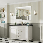 48x36 Inch White Bathroom Mirror - Image 3