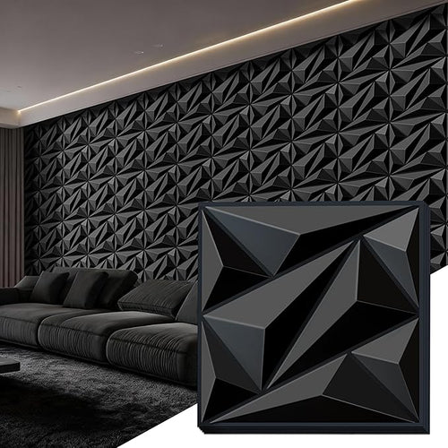 3D Wall Panel for Interior Wall Decor, PVC Wall Panels for Living Room Bedroom by janasse