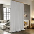 Room Divider Curtains for Rod, 15 ft Wide x 9 ft Tall, 1 Panel by RoomDarkning