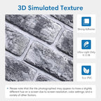 COMSTICKC 3D Faux Brick Wall Panels Peel and Stick, Small Size Thin PVC - Image 3