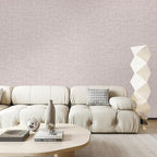 Beige Grasscloth Peel and Stick Wallpaper, Modern Textured Wallpaper 15.75inch - Image 4