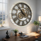 ImprovingLife The Gears Clock The Original Real Moving Gear Wall Clock Vintage - Image 3