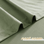 NICETOWN Sage Green Velvet Curtains 54 inches Long 2 Panels - Image 7
