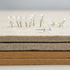Bulletin Board, 24 x 18 inches Felt Board Decorative Pin Board, Cork Board - Image 6