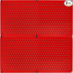Wall Control Pegboard Rack Horizontal Metal Pegboard Garage Tool Storage Pack by Wall+Control