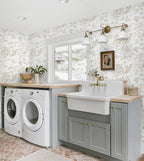 Yasinet Peel and Stick Wallpaper Boho Floral Wallpaper Vintage Floral Contact - Image 8
