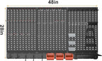 TORACK Metal Pegboard Wall Organizer System - Image 3