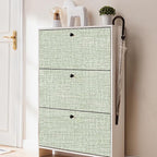 Green Grasscloth Peel and Stick Wallpaper 17.3"x300" Faux Linen Textured - Image 8