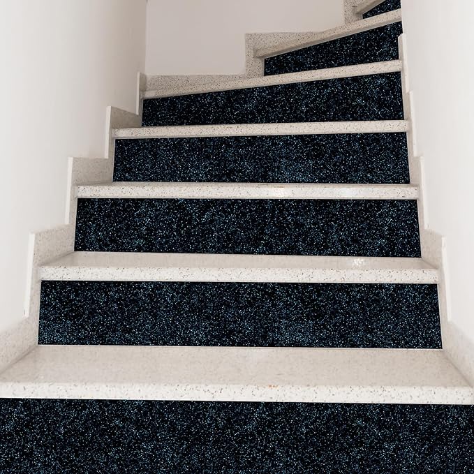 CHIHUT 15.7''x236'' Dark Blue Glitter Contact Paper - Image 4