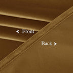 NICETOWN Gold Brown Velvet Curtains, Luxury and Soft Thermal Insulated Velvet - Image 8